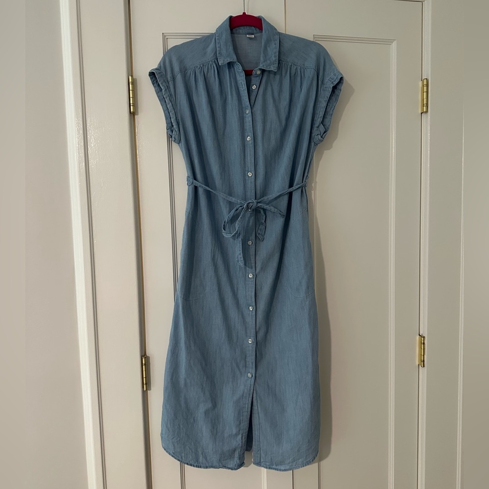 Chambray Shirt Dress